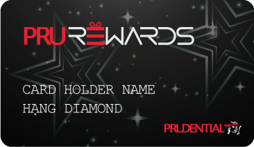 Thẻ hội viên PRURewards hạng DIAMOND