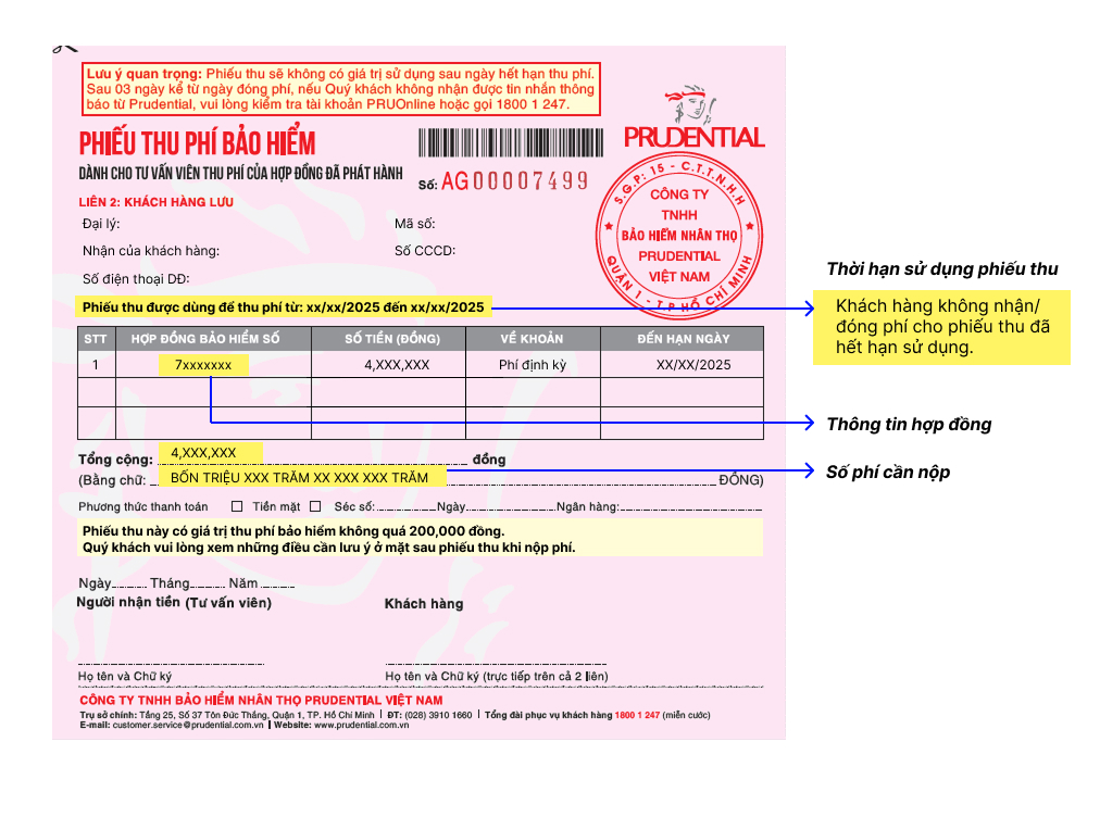 phieu-thu-kenh-thanh-toan-khac phiếu thu phí bảo hiểm prudential