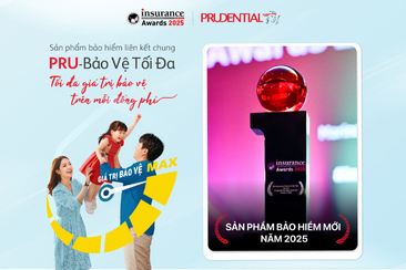 Bảo hiểm liên kết chung PRU-BẢO VỆ TỐI ĐA thắng giải quốc tế 2025