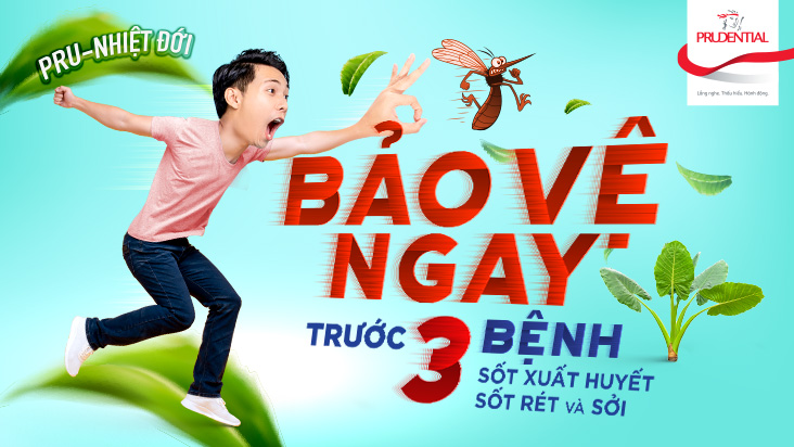 Bảo vệ ngay trước 3 bệnh Sốt xuất huyết, Sốt rét và Sởi