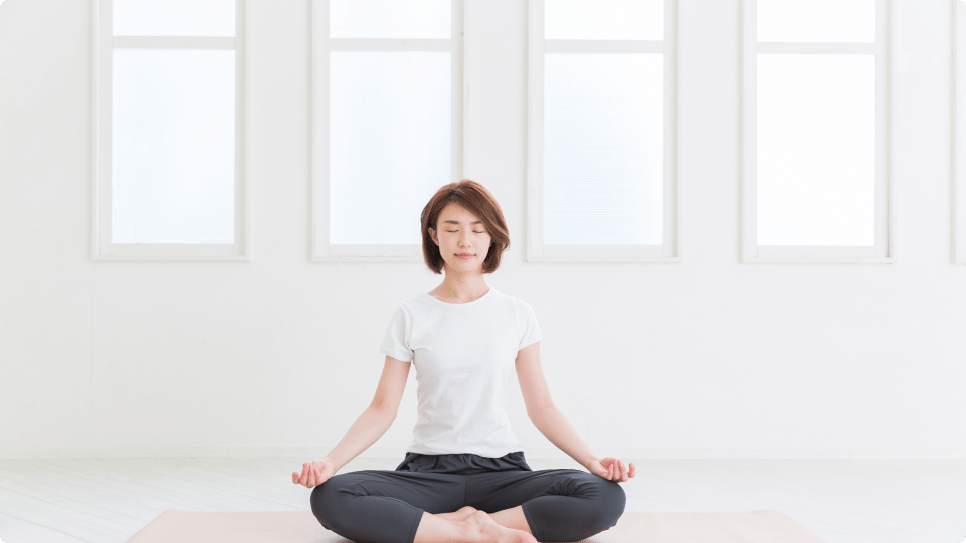 Thiền định giúp thư giãn đầu óc và giữ bình tĩnh trước những tác động khó chịu của cuộc sống