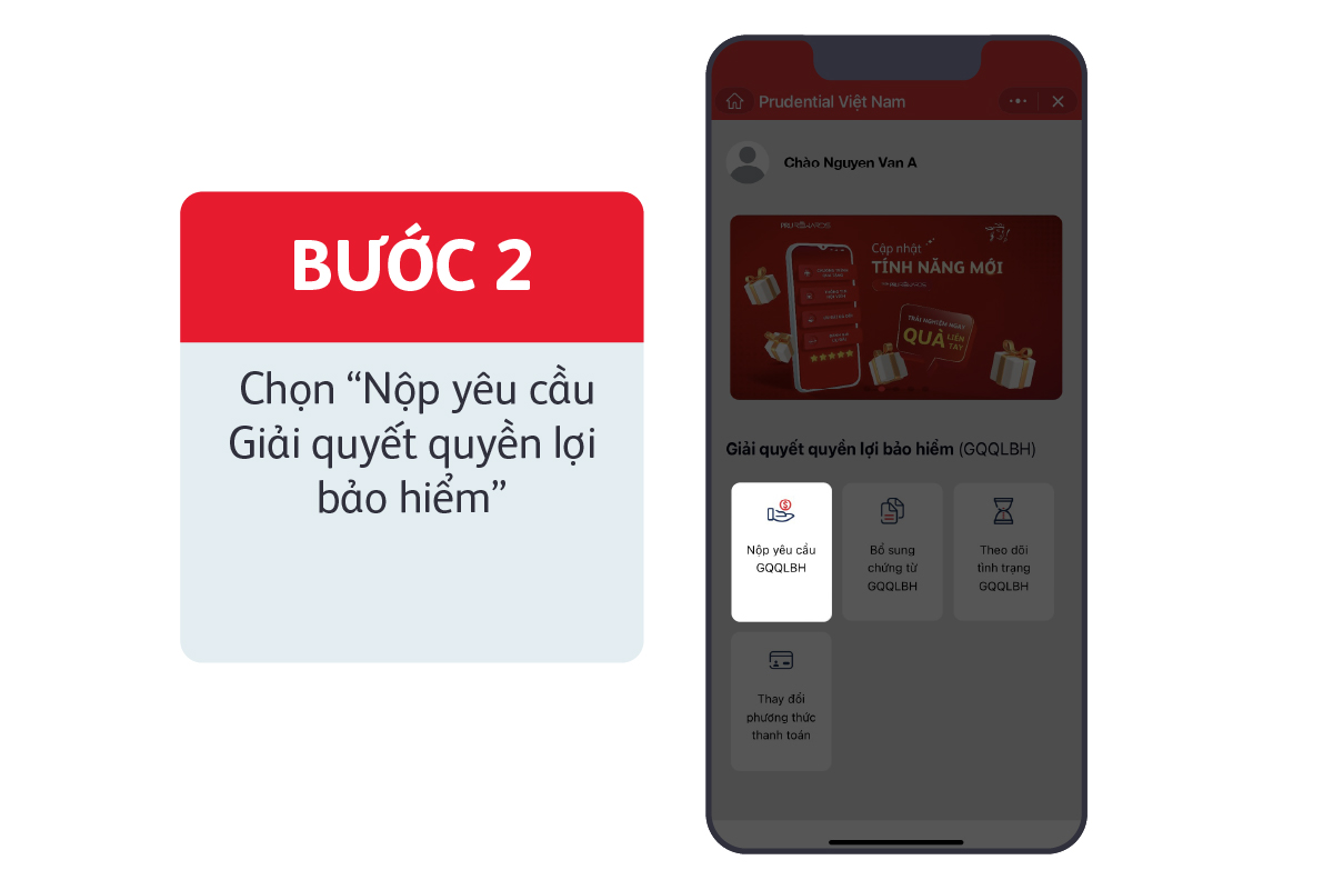 Ứng dụng Prudential Việt Nam trên Zalo 3