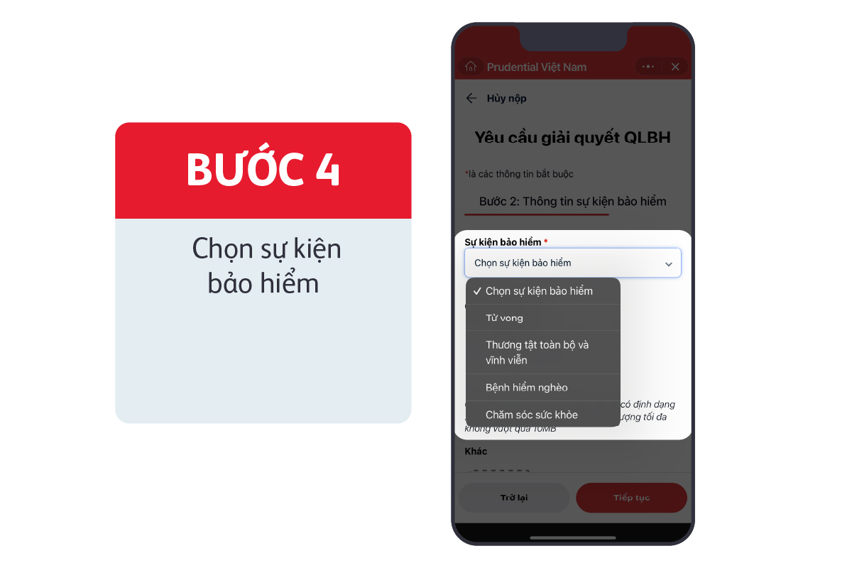 Ứng dụng Prudential Việt Nam trên Zalo 5