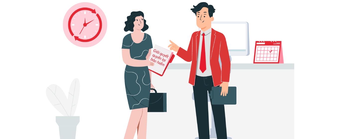 giải quyết quyền lợi bảo hiểm