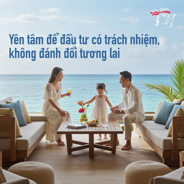 gia đình yên tâm đầu tư khi có bảo hiểm nhân thọ
