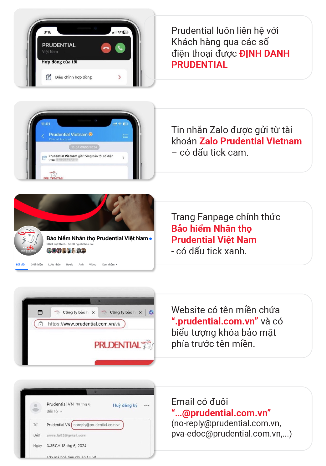 Nâng cao cảnh giác với đối tượng lừa đảo mạo danh Prudential