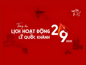 Thông báo lịch hoạt động trong dịp Lễ Quốc Khánh 02/09/2025
